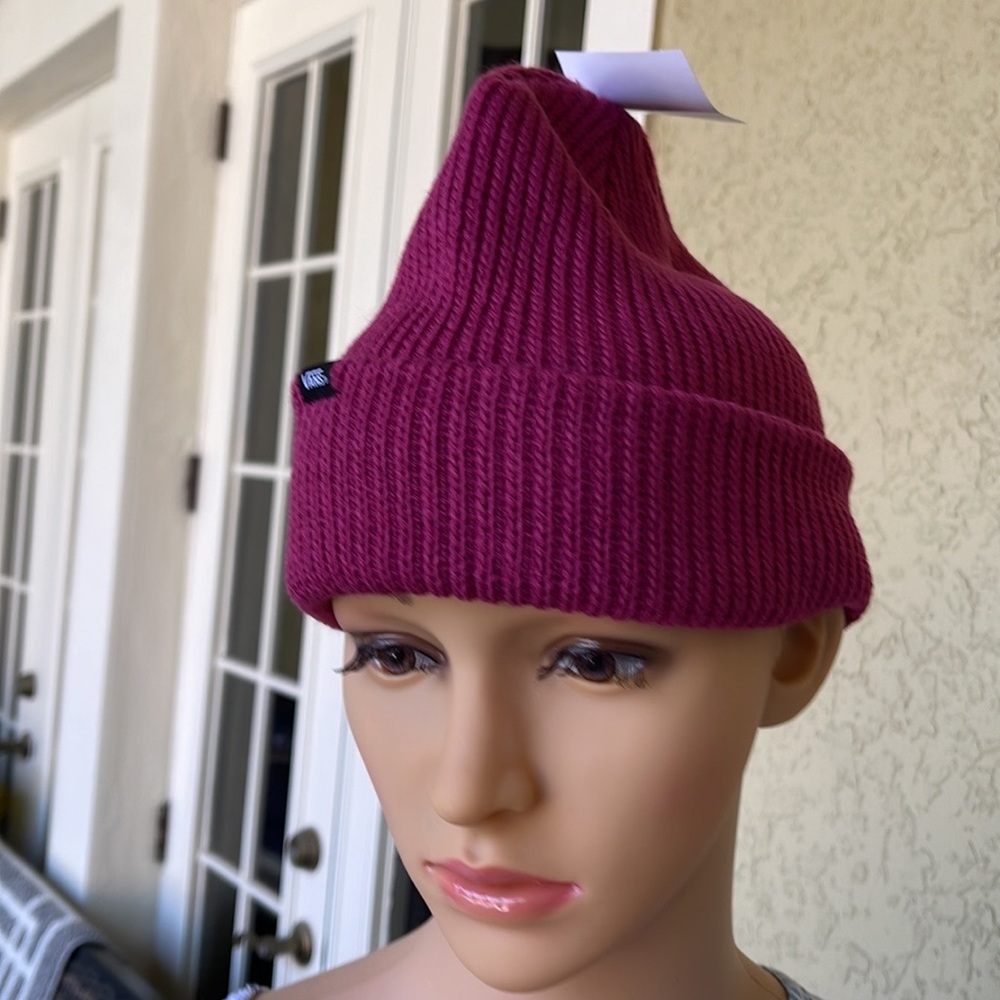 Vans MN Core Basics Beanie Raspberry Magenta WMNS - Picture 10 of 16